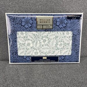 William Morris King Pillowcases Pair CHRISTCHURCH - MINERAL floral 21" X 42"